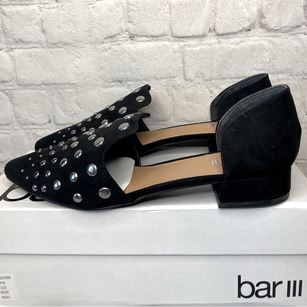 Bar Ill Women’s Cansia Black Faux-Suede
Slip-On Pointed Toe Heels Shoes - Picture 7 of 15